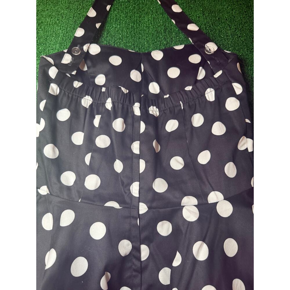 Ixia for Modcloth Traveling Cupcake Polka Dot Retro Rockabilly Dress Size M - Picture 5 of 12